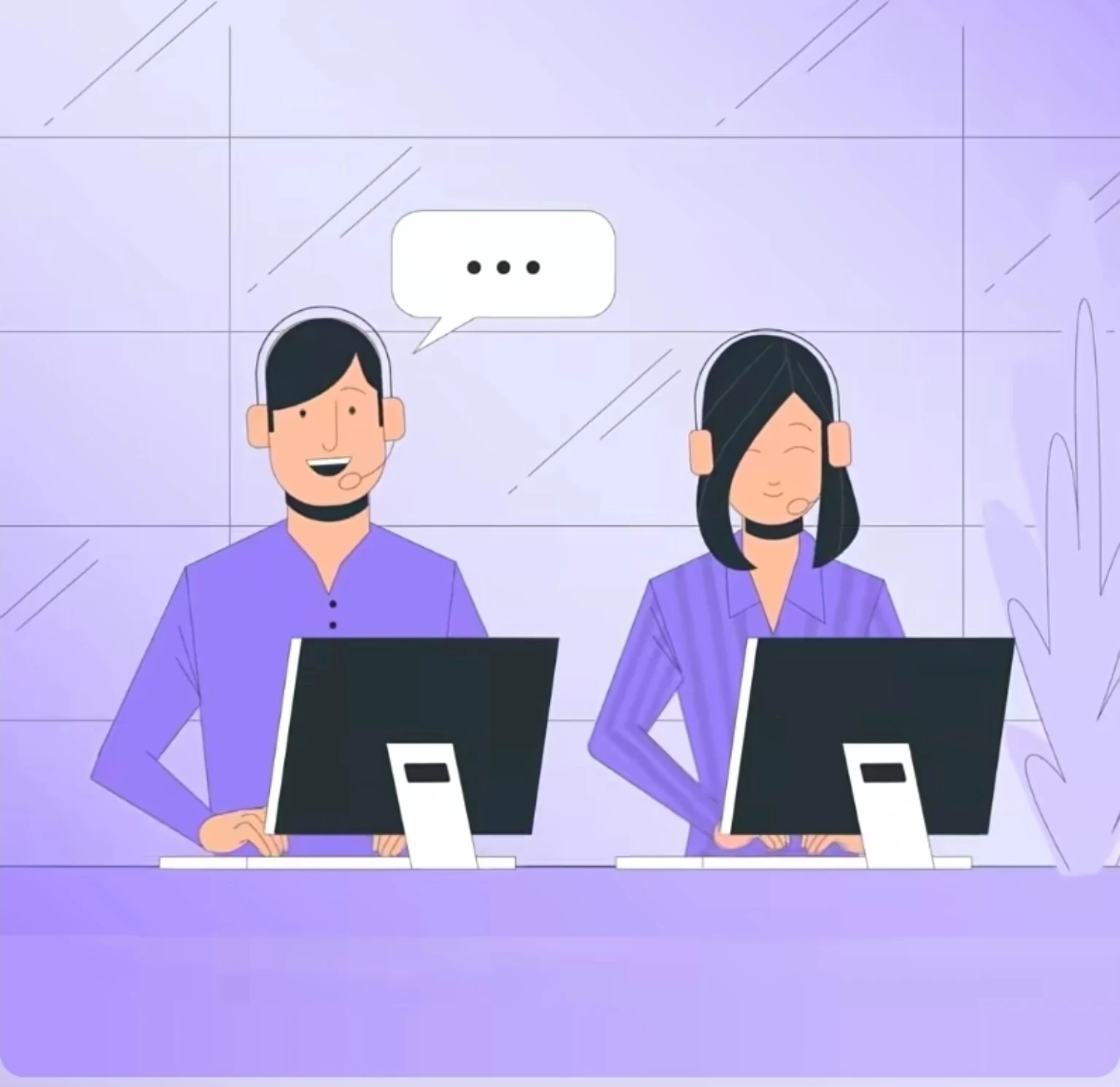 Website setup illustration